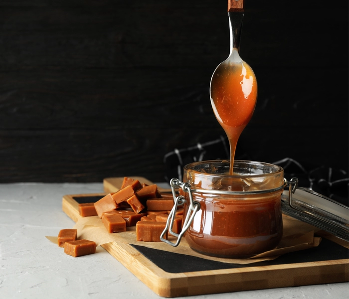 karamel vo vsetkých formách: príprava pouzitie a skladovanie