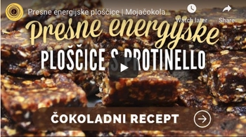 cerstvé energetické tycinky s proteinellou