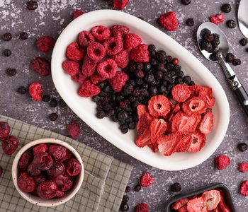 mrazom susené ovocie: zdravé chutné a praktické