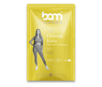 Ovsené vločky, čokoláda a banán, 60 g