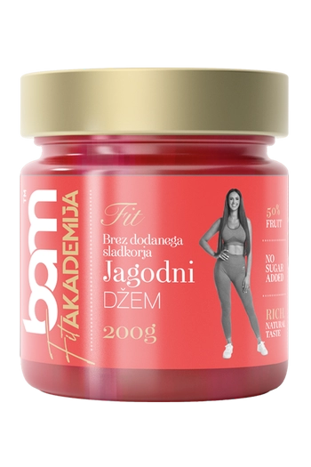 jahodový dzem bez pridaného cukru 200 g