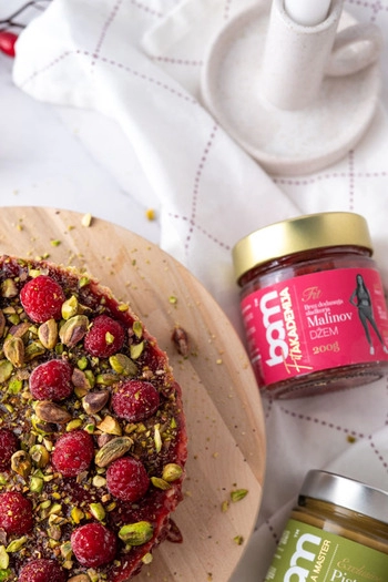 Malinový džem, bez pridaného cukru, 200 g