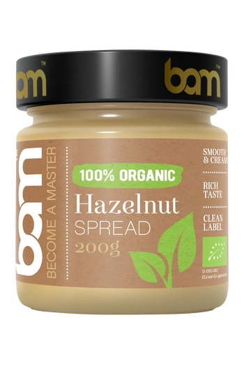100% BIO nátierka z lieskových orieškov - 200g