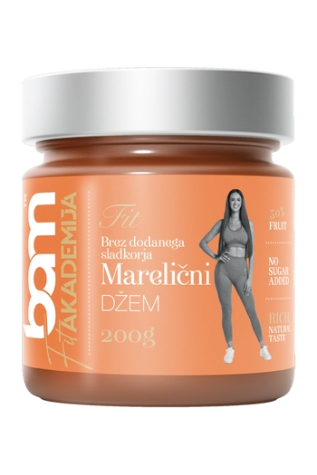 Marhuľový džem, bez pridaného cukru, 200 g