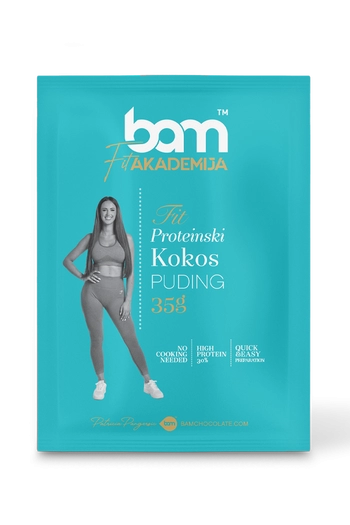 proteínový puding kokosový so sladidlom