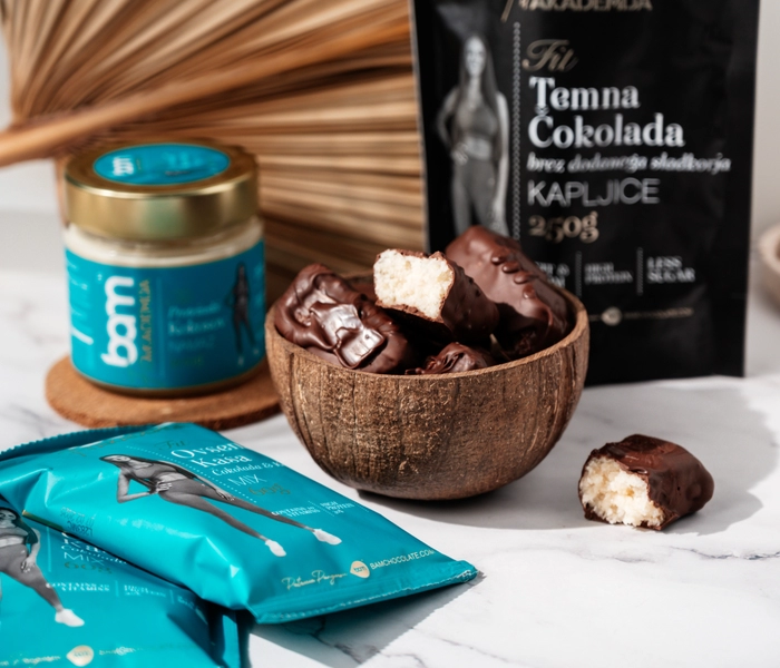 domáce cokolády fit bounty