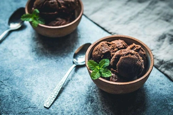 cokoládový sorbet