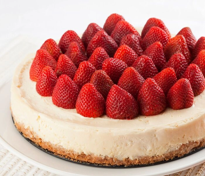 jahodový cheesecake bez pecenia