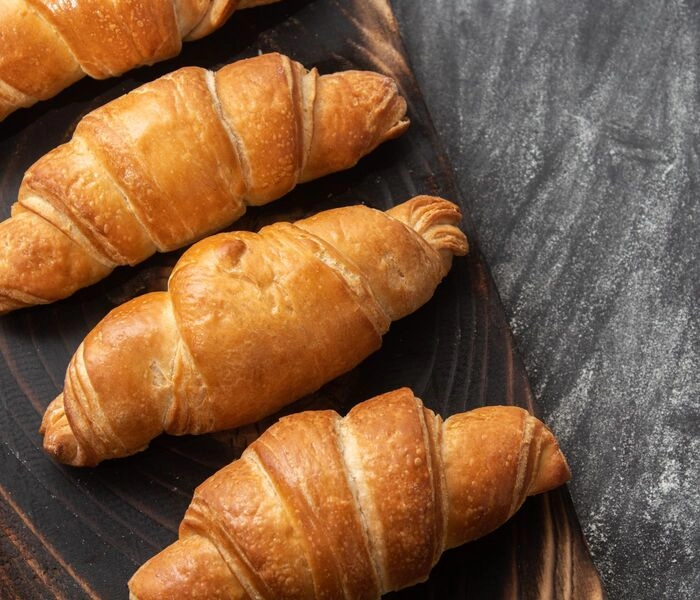 vanilkové croissanty s marhuľovým dzemom bam
