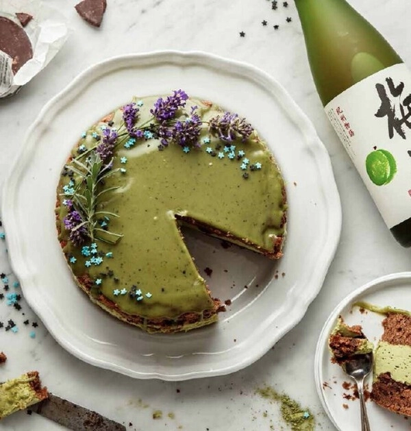 cokoládový kolác s pistáciami