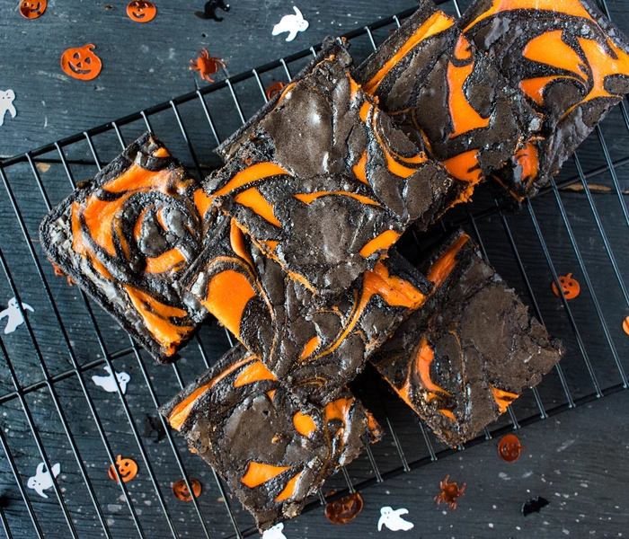 brownies s pomarancovou cokoládou