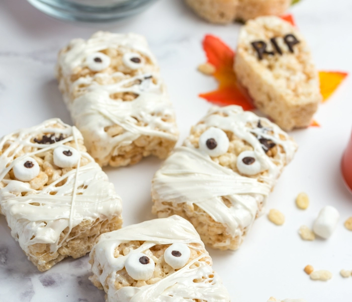 chrumkavé múmie na halloween