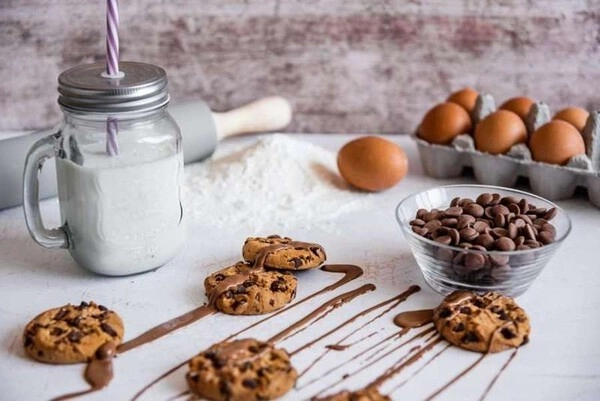 americké cokoládové susienky