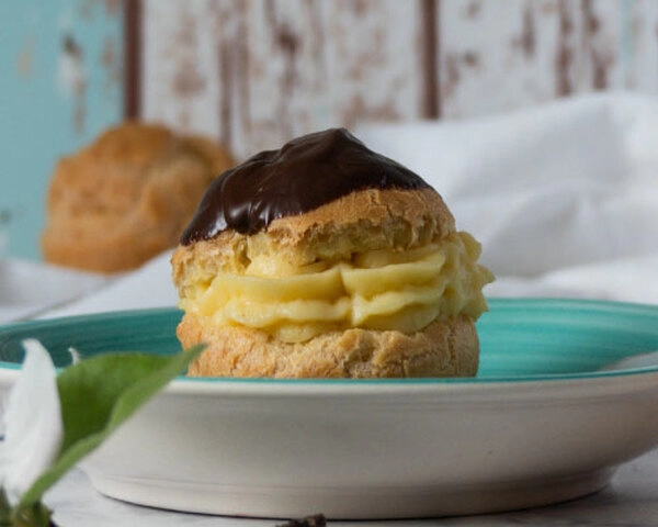 jednoducho pripravené profiteroles