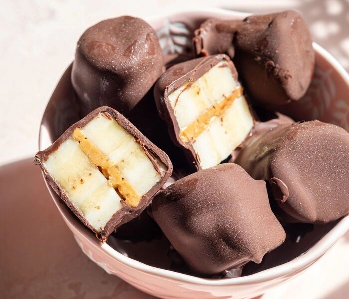 Ľadový cokoládovo-banánový snack