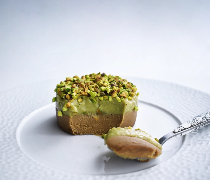 jednoporciový kolác s pistáciami