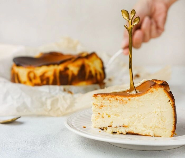 baskický tvarohový kolác